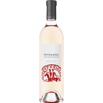 Bottle shot for 2025 Peyrassol Cuvee De Commandeurs Rose