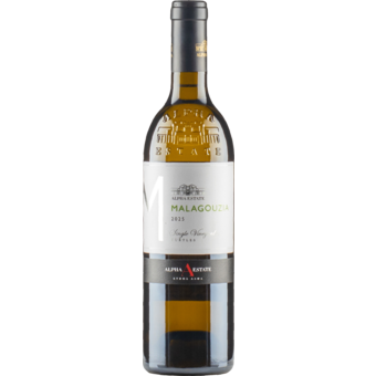 Bottle shot for 2025 Alpha Estate Malagouzia Turtles Vineyard