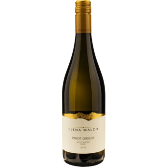Bottle shot for 2025 Elena Walch Pinot Grigio