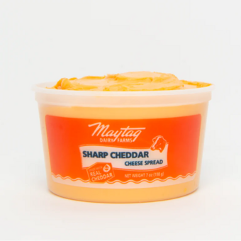 Label shot for  Maytag Cheddar Cheese Spread
