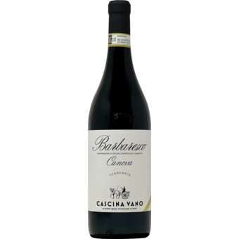 Bottle shot for 2021 Cascina Vano Barbaresco