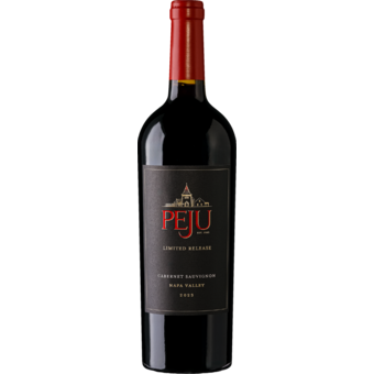 Bottle shot for 2023 Peju Cabernet Sauvignon Napa Valley