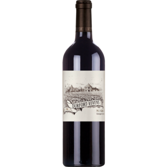 Bottle shot for 2021 Chateau Durfort Vivens Le Plateau