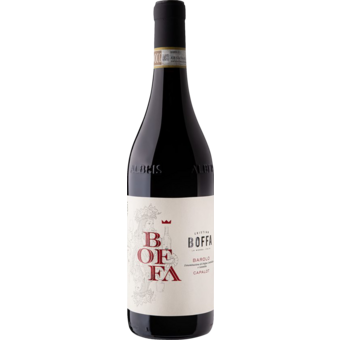 Bottle shot for 2021 Cristian Boffa Barolo Capalot