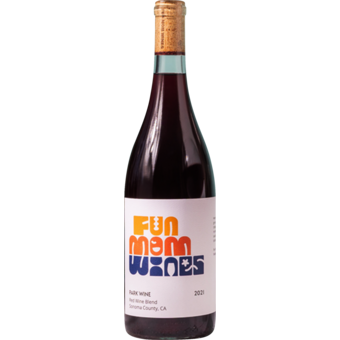 Bottle shot for 2021 Fun Mom Wines Park Wine Red