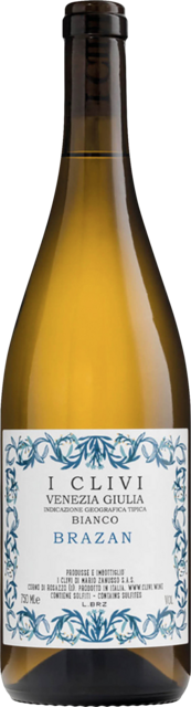 Bottle shot for 2023 I Clivi Brazan Bianco