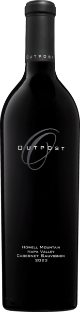 Bottle shot for 2023 Outpost Howell Mountain Cabernet Sauvignon