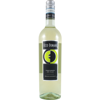 Bottle shot for 2025 Ecco Domani Pinot Grigio