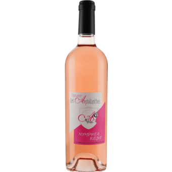 Bottle shot for 2025 Aphillanthes Cotes Du Rhone Nymphea Rose