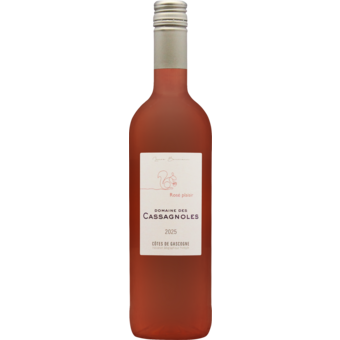 Bottle shot for 2025 Domaine Des Cassagnoles Rose