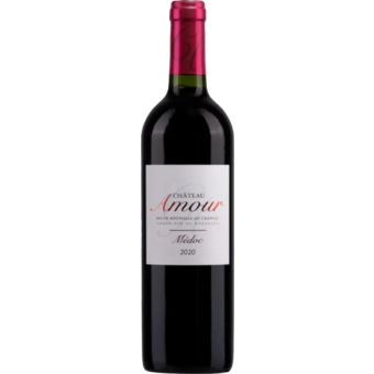 Bottle shot for 2020 Chateau Amour Medoc