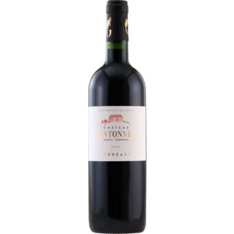 Bottle shot for 2022 Chateau Gantonnet