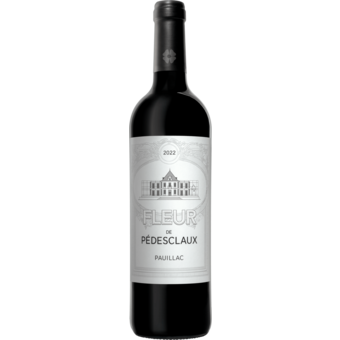 Bottle shot for 2022 Fleur De Pedesclaux Pauillac
