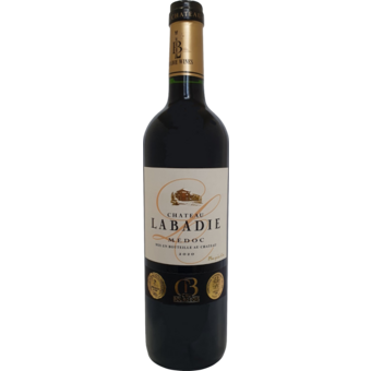 Bottle shot for 2020 Chateau Labadie