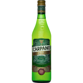 Bottle shot for  Carpano Dry Vermouth