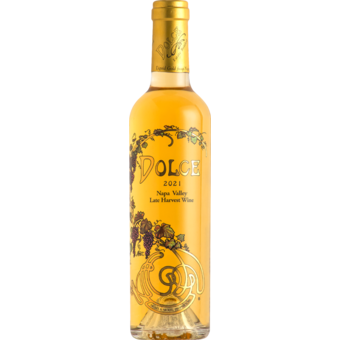 Bottle shot for 2021 Far Niente Dolce Liquid Gold