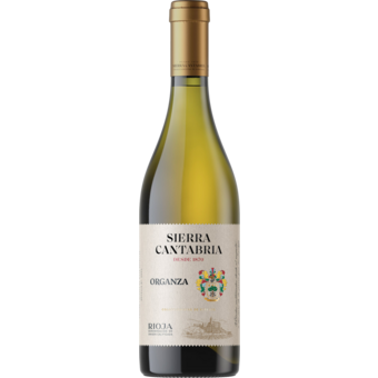 Bottle shot for 2023 Sierra Cantabria Organza Rioja Blanco