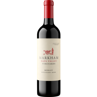Bottle shot for 2023 Markham Vineyards Merlot