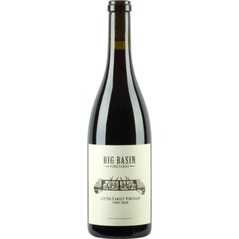 Bottle shot for 2021 Big Basin Vineyards Pinot Noir Lester Family Vineyard Santa Cruz Mountains