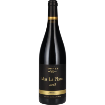 Bottle shot for 2018 Torres Mas La Plana Cabernet Sauvignon
