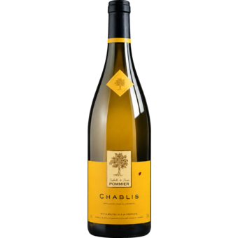 Bottle shot for 2024 Isabelle & Denis Pommier Chablis