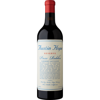 Bottle shot for 2021 Austin Hope Reserve Paso Robles Cabernet Sauvignon