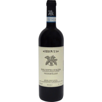 Bottle shot for 2024 Brovia Dolcetto D'alba Vignavillej