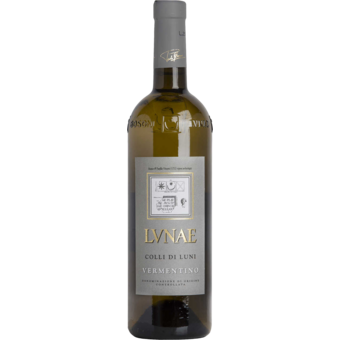 Bottle shot for 2025 Lunae   Vermentino Gray Label