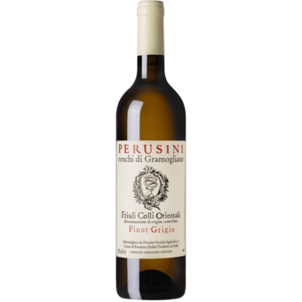 Bottle shot for 2025 Perusini Pinot Grigio Colli Orientali Del Friuli
