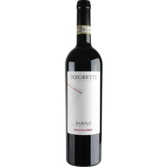 Bottle shot for 2020 Negretti Monvigliero Barolo