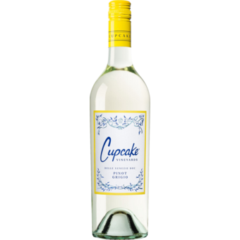 Bottle shot for 2025 Cupcake Pinot Grigio
