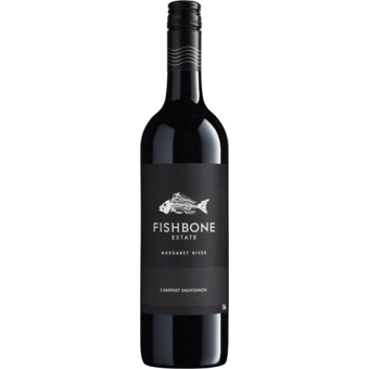 Bottle shot for 2022 Fishbone Black Label Cabernet Sauvignon Margaret River