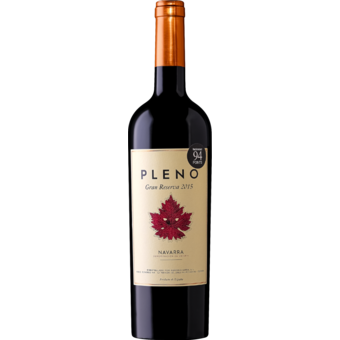 Bottle shot for 2015 Pleno Gran Reserva Navarra