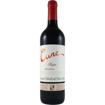 Bottle shot for 2022 Cune Rioja Crianza