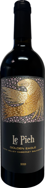 Bottle shot for 2023 Le Pich Golden Eagle Napa Cabernet Sauvignon
