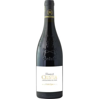 Bottle shot for 2022 Domaine De Cristia Chateauneuf Du Pape Vieilles Vignes