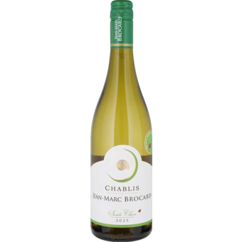 Bottle shot for 2025 Jean Marc Brocard Chablis St Claire