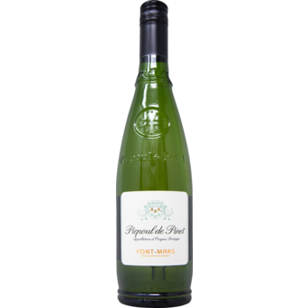 Bottle shot for 2025 Domaine Font Mars Picpoul De Pinet