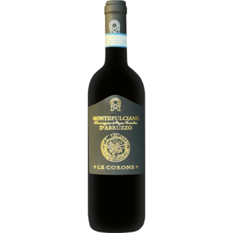Bottle shot for 2024 Cantina Colonnella Montepulciano D'abruzzo Le Corone