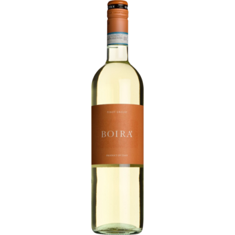 Bottle shot for 2025 Boira Pinot Grigio Organic
