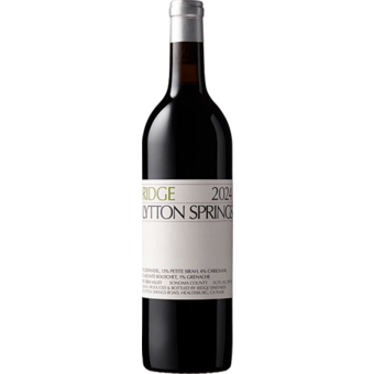 Bottle shot for 2024 Ridge Lytton Springs Proprietary Red
