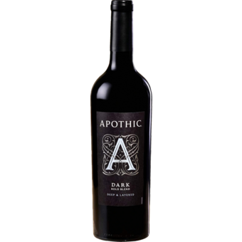 Bottle shot for 2023 Apothic Dark