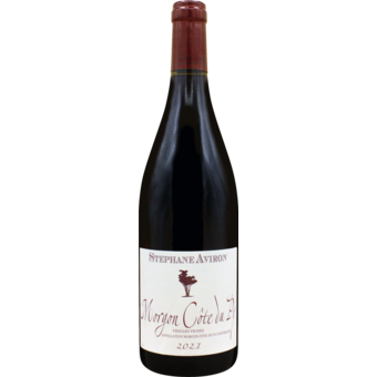 Bottle shot for 2021 Stephane Aviron Morgon Cote Du Py