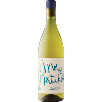 Bottle shot for 2024 Echeverria 'No Es Pituko' Viognier