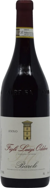 Bottle shot for 2021 Figli Luigi Oddero Barolo Tradizionale