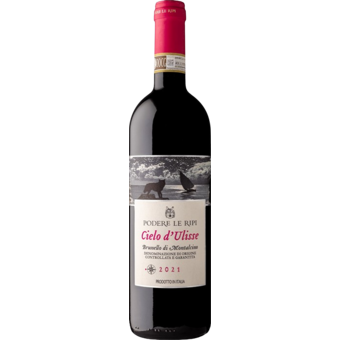 Bottle shot for 2021 Le Ripi Brunello Di Montalcino Cielo D'ulisse