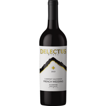Bottle shot for 2023 Delectus French Wedding Cuvee Napa Cabernet Sauvignon