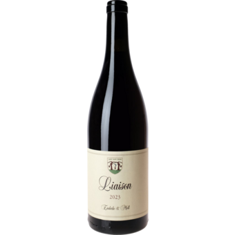 Bottle shot for 2023 Enderle & Moll "Liaison" Pinot Noir