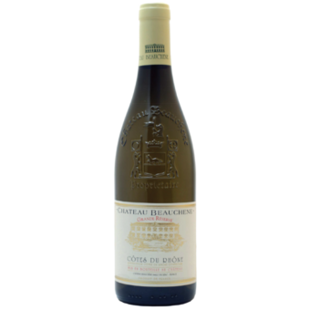 Bottle shot for 2024 Chateau Beauchene Cote Du Rhone Grande Reserve Blanc