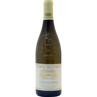 Bottle shot for 2024 Chateau Beauchene Cote Du Rhone Grande Reserve Blanc